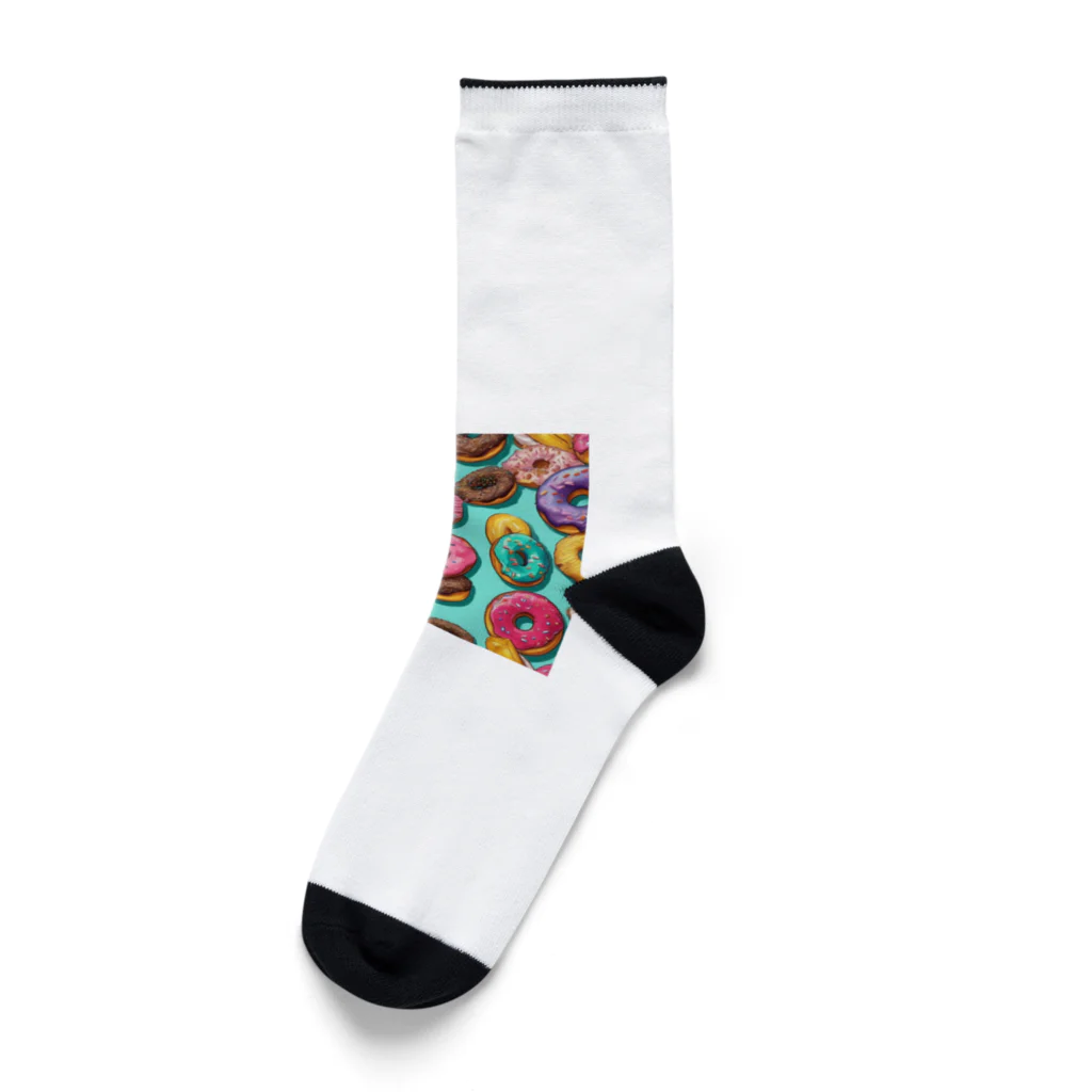 piasのオリジナルグッズアイテム通販のしあわせドーナッツ Socks