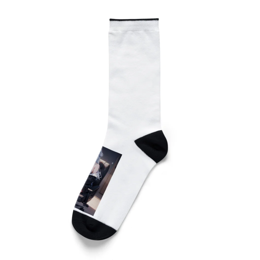 巫女スタぐらむの可愛い上司 Socks