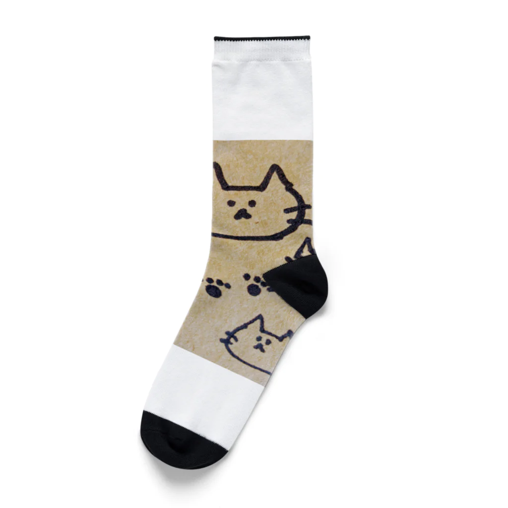 もふまみれのねこまみれ Socks