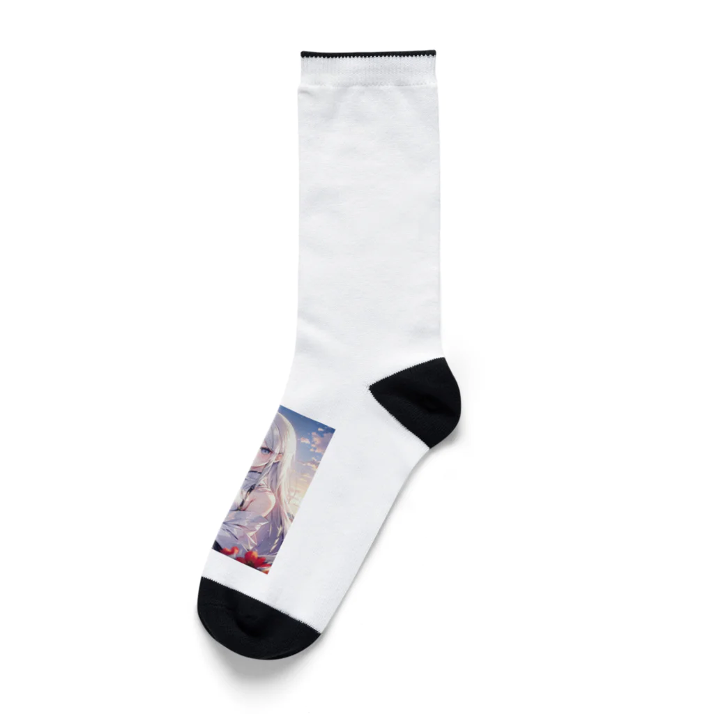 巫女スタぐらむの優しい巫女 Socks