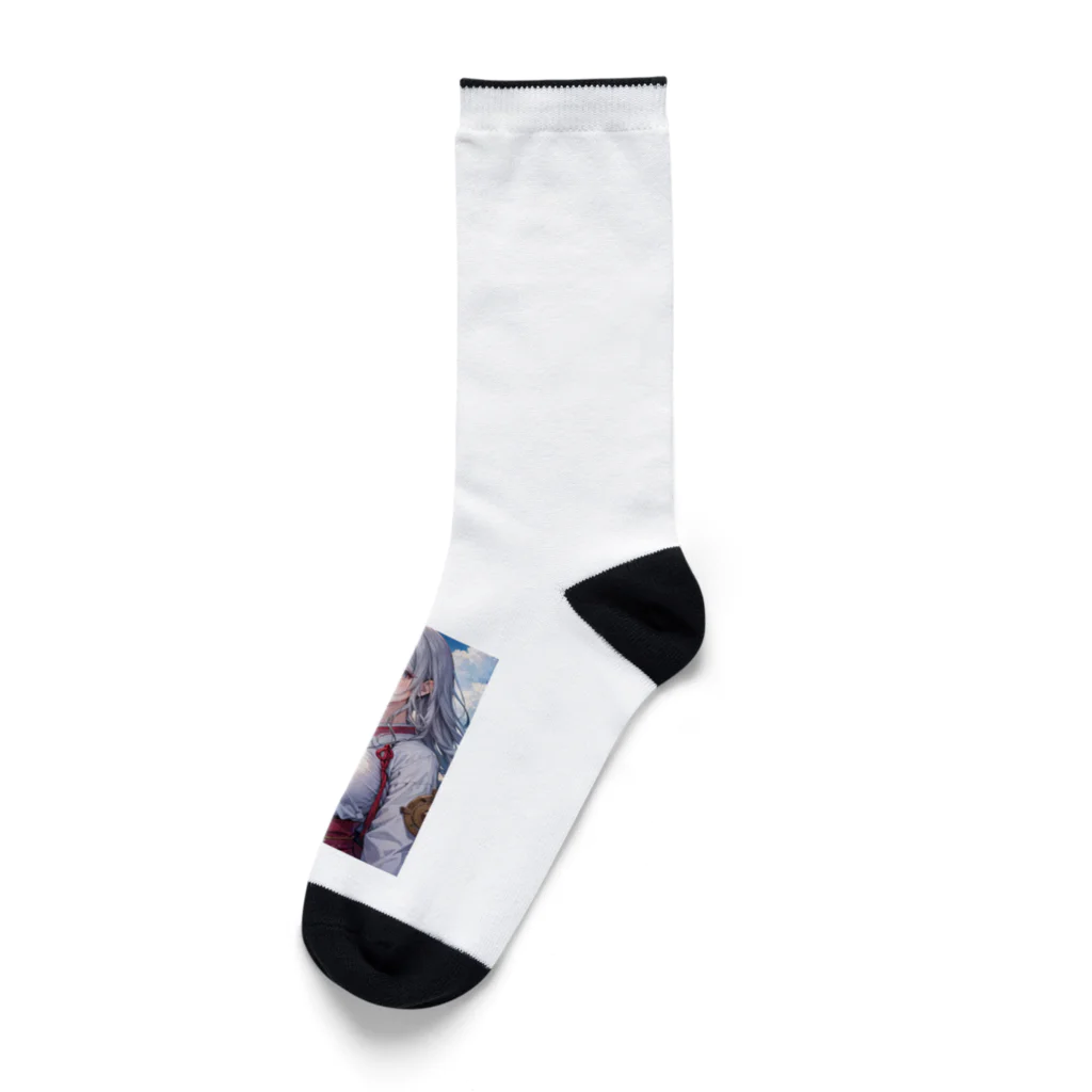 巫女スタぐらむの巫女姿のママ Socks