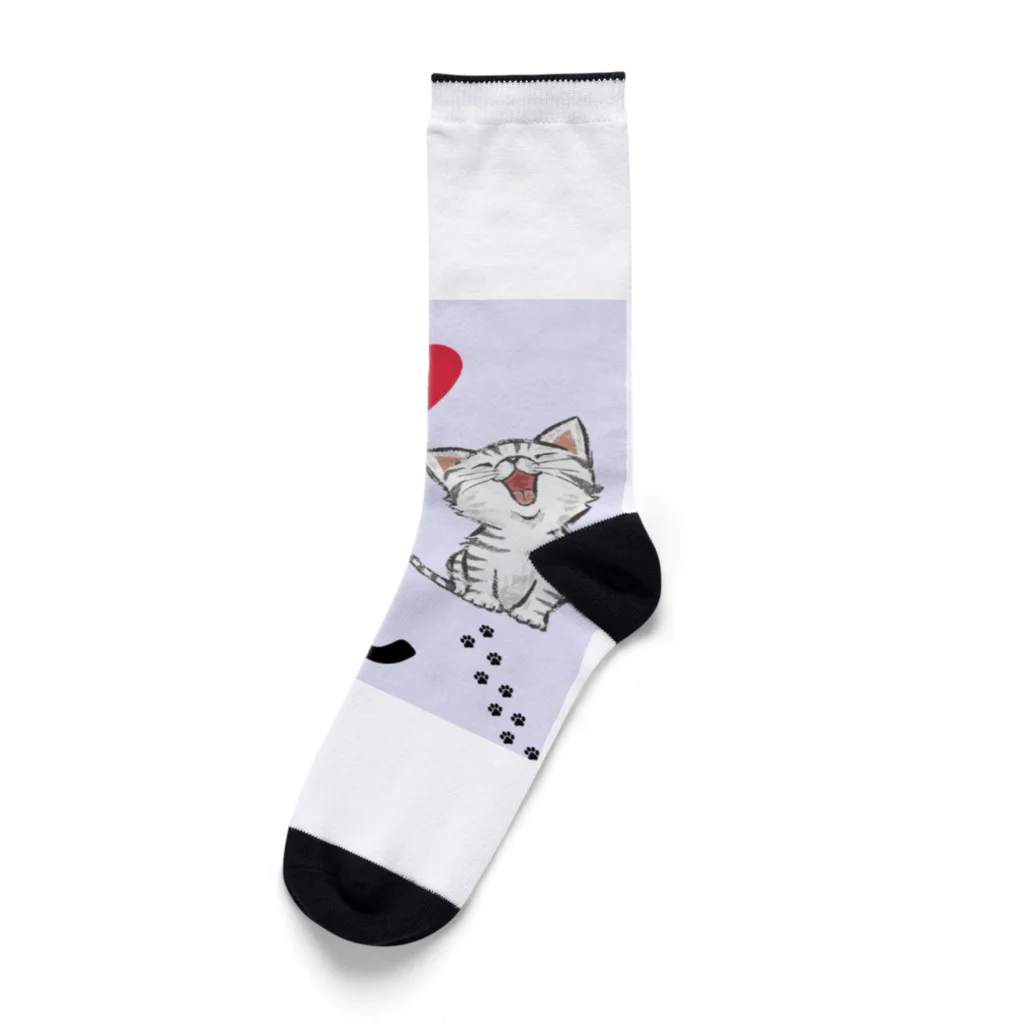 ニャンにゃんこ(kaji)の仲良しさん Socks