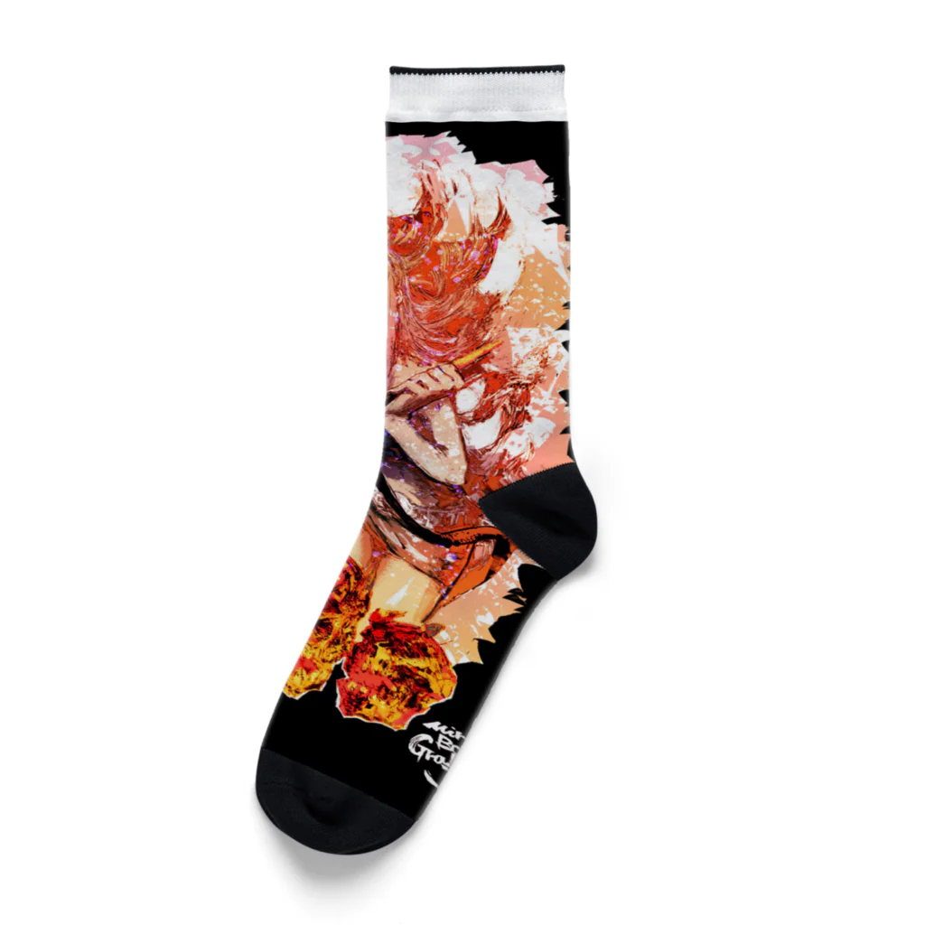 Hiroshi Mizuki@Mirror Ball GráficoのHOT FLAVOR Socks