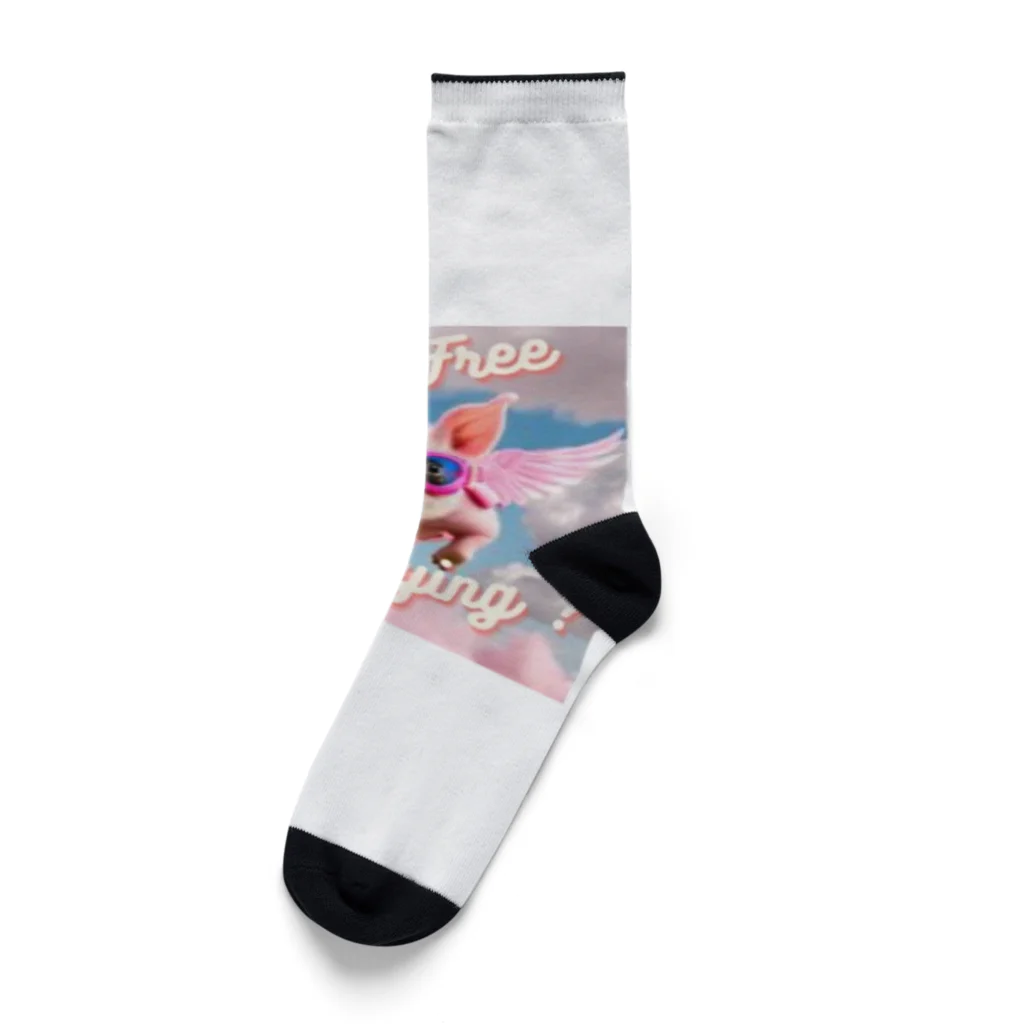 KayCeaの空飛ぶ子豚 Socks