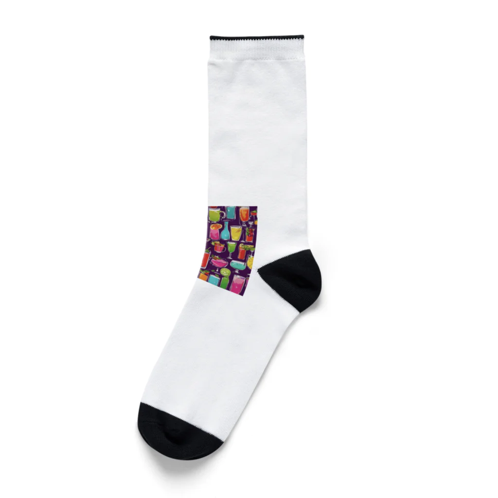 Lapin Lapin Lapinのドリンク カラフル Socks