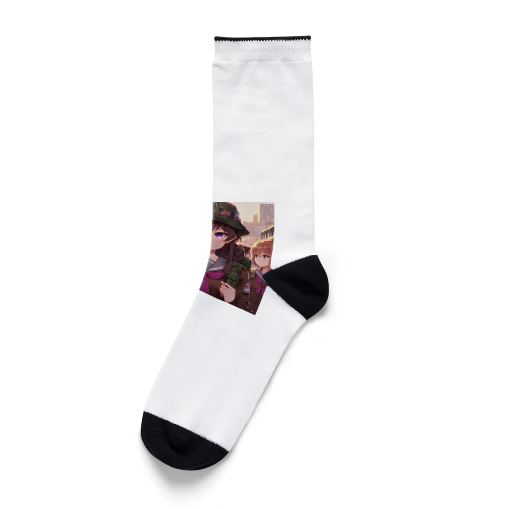 SWQAのソロキャンプjk Socks