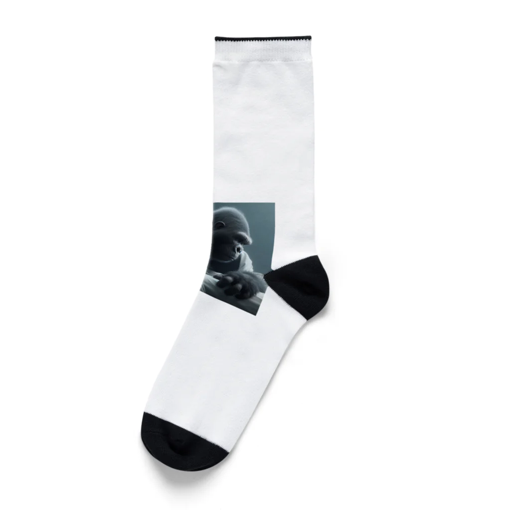 namidamakiのゴリラ起床 Socks