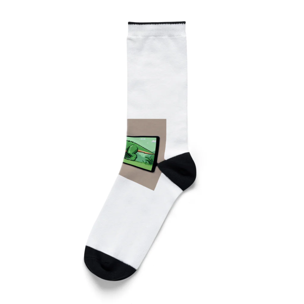 OTIRUBUTUBUTUのインテリアザウルス Socks