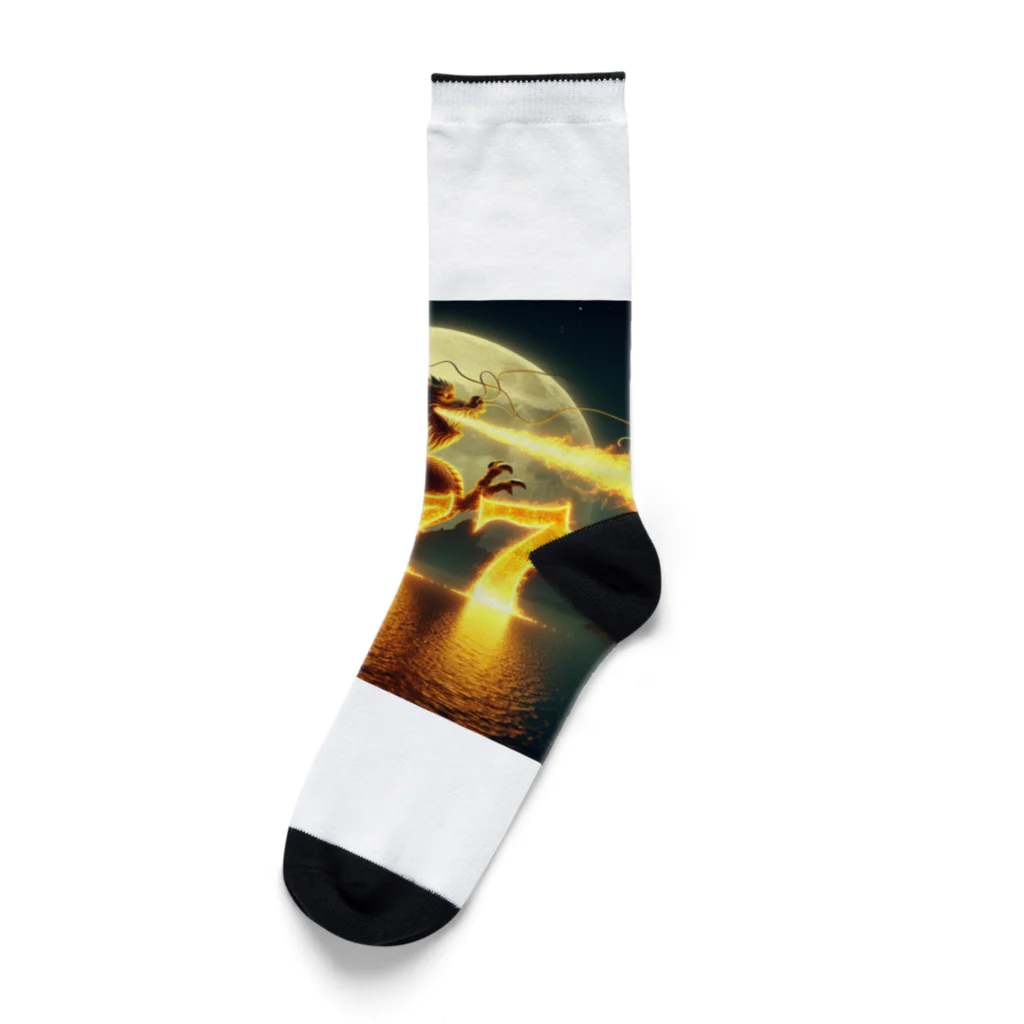 29 dragonのdrgonnumeber777 Socks