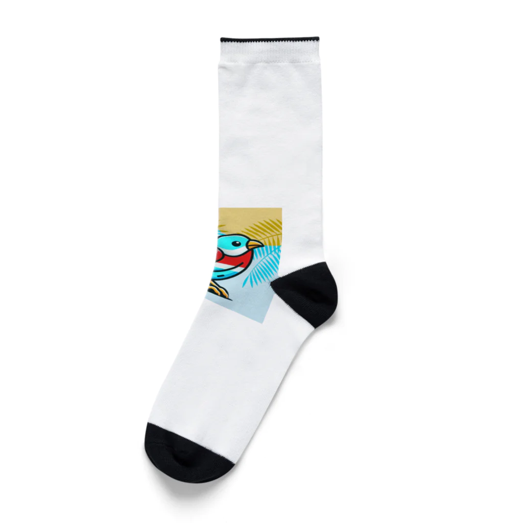 bugisショップの煌めくトロピカルバード🐦️ Socks