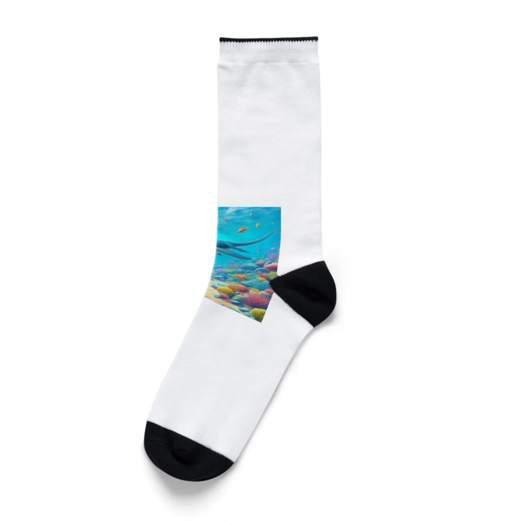 OTIRUBUTUBUTUのアクアぎょ Socks