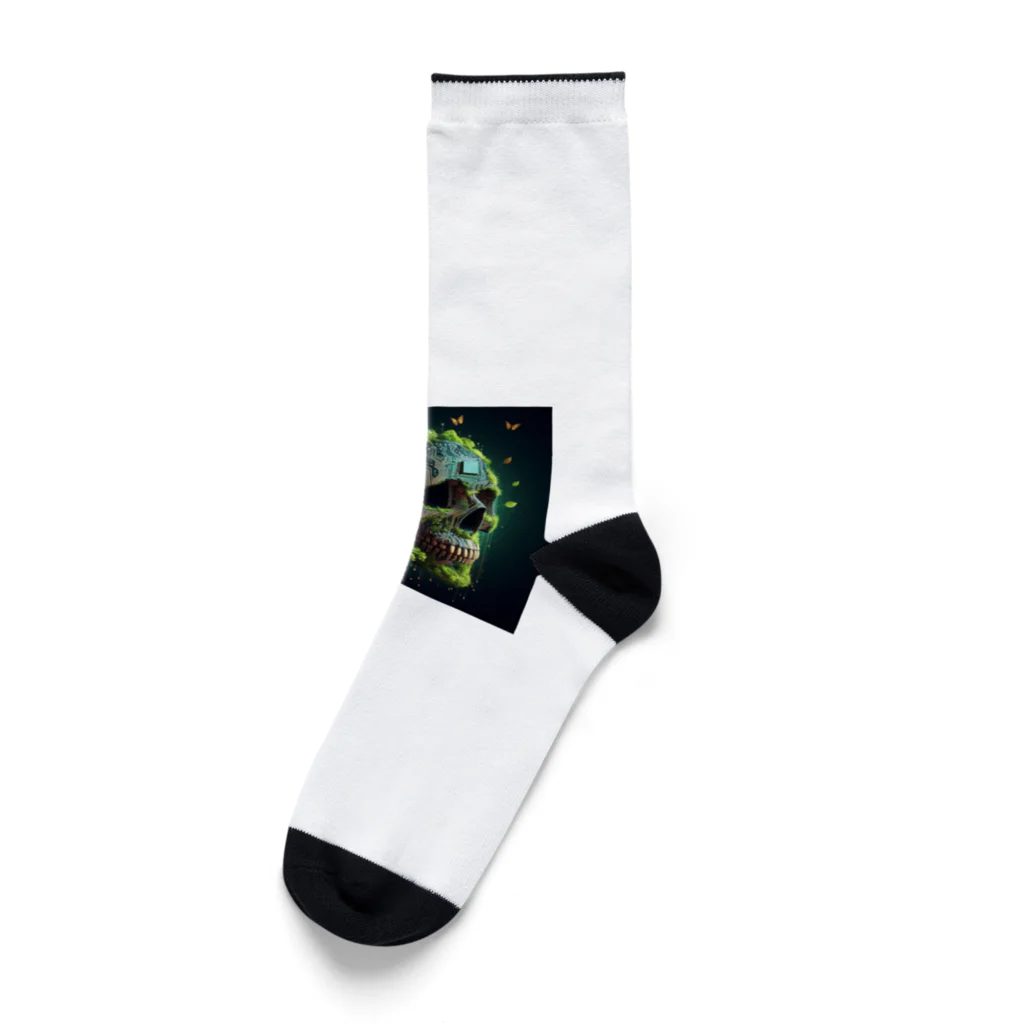 wワンダーワールドwのSKULL031 Socks