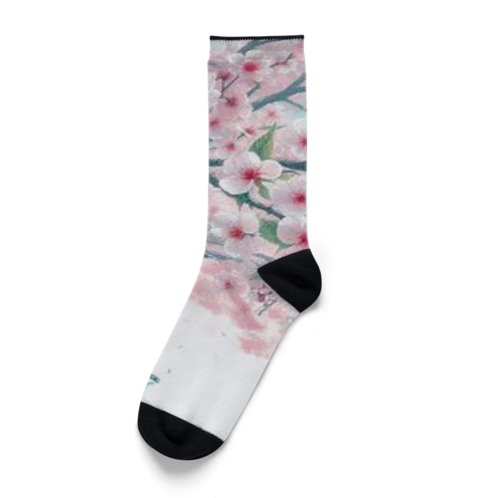 Rパンダ屋の「春風景グッズ」 Socks