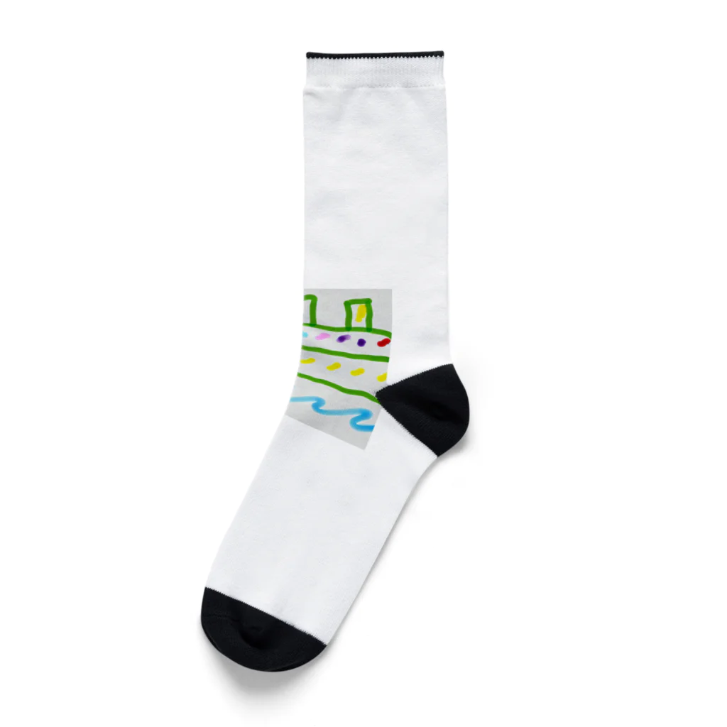 海の幸のクルーズ船 Socks