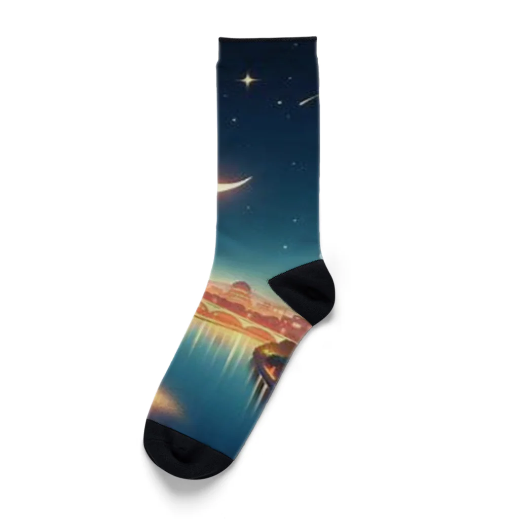 Rパンダ屋の「夜景グッズ」 Socks