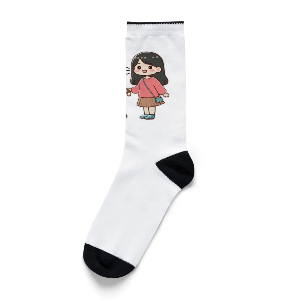 kazu_gのマメシバのつぶやき「ねぇ…散歩しようよ…」 Socks