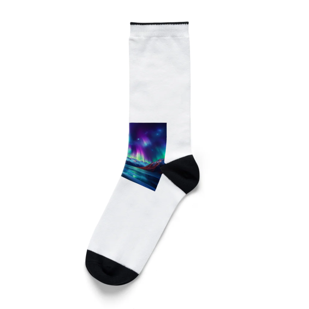 yuriseのオーロラグッズ Socks