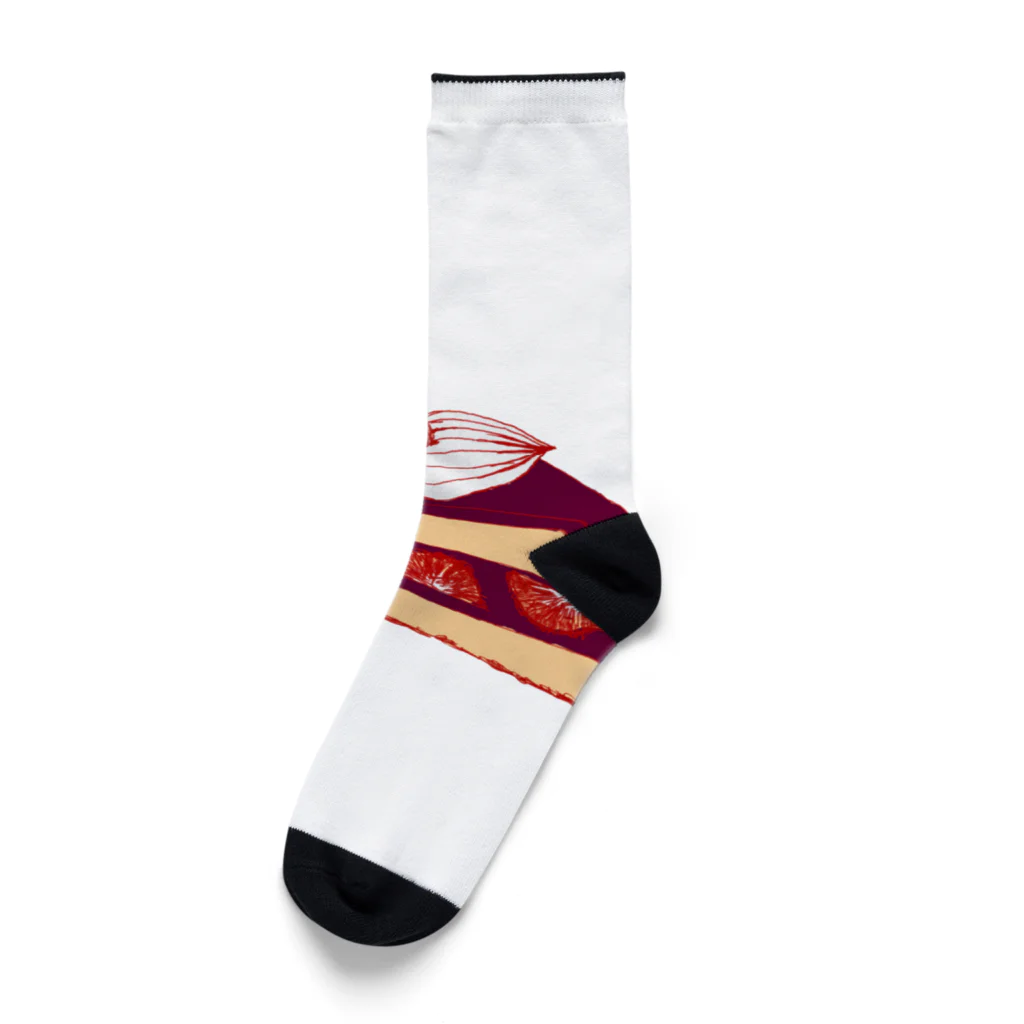 NIKORASU GOのショートケーキ Socks