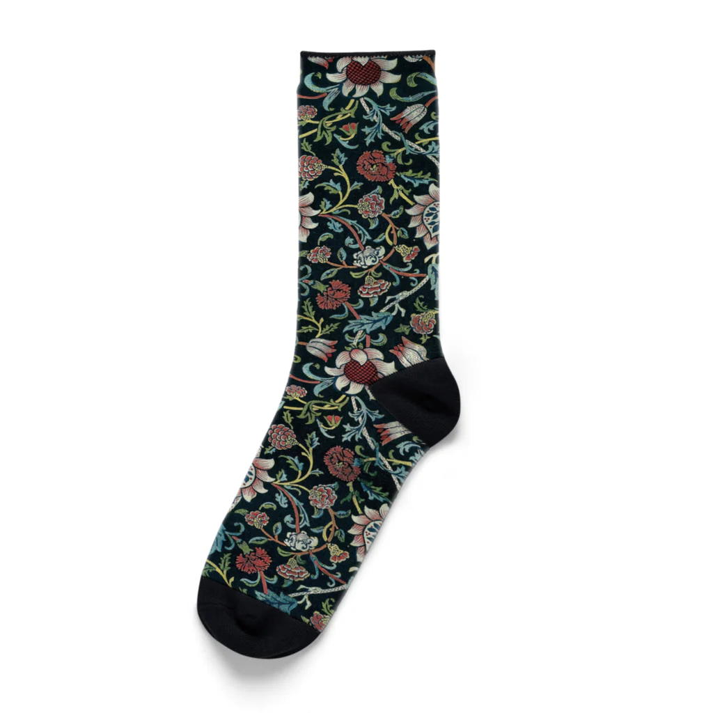 花名画アートグッズのウィリアム・モリス《イーヴンロード》2 Socks