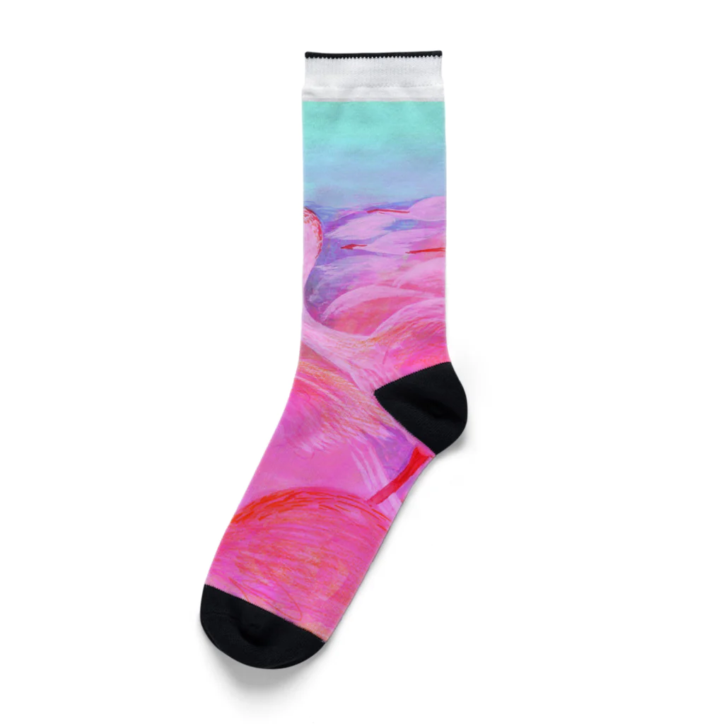 ATELIER CLOSのflamingo cloud Socks