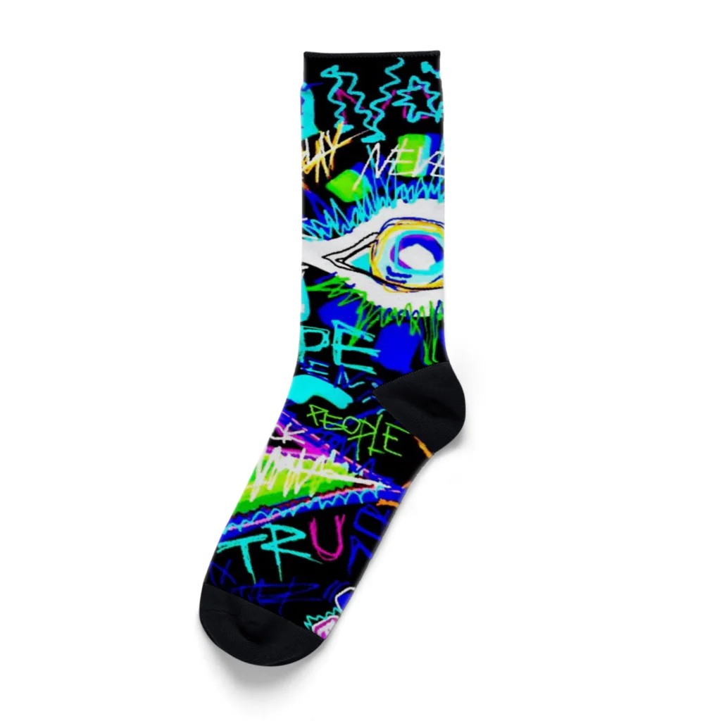 BRAIN ART RECORDSⒸの2023 NEW NOISE SOCKS ソックス