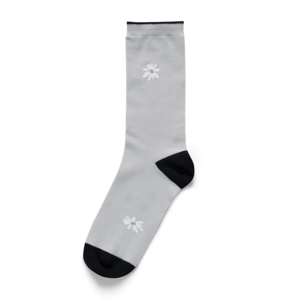 rilybiiのgrayPastel × babygray Socks