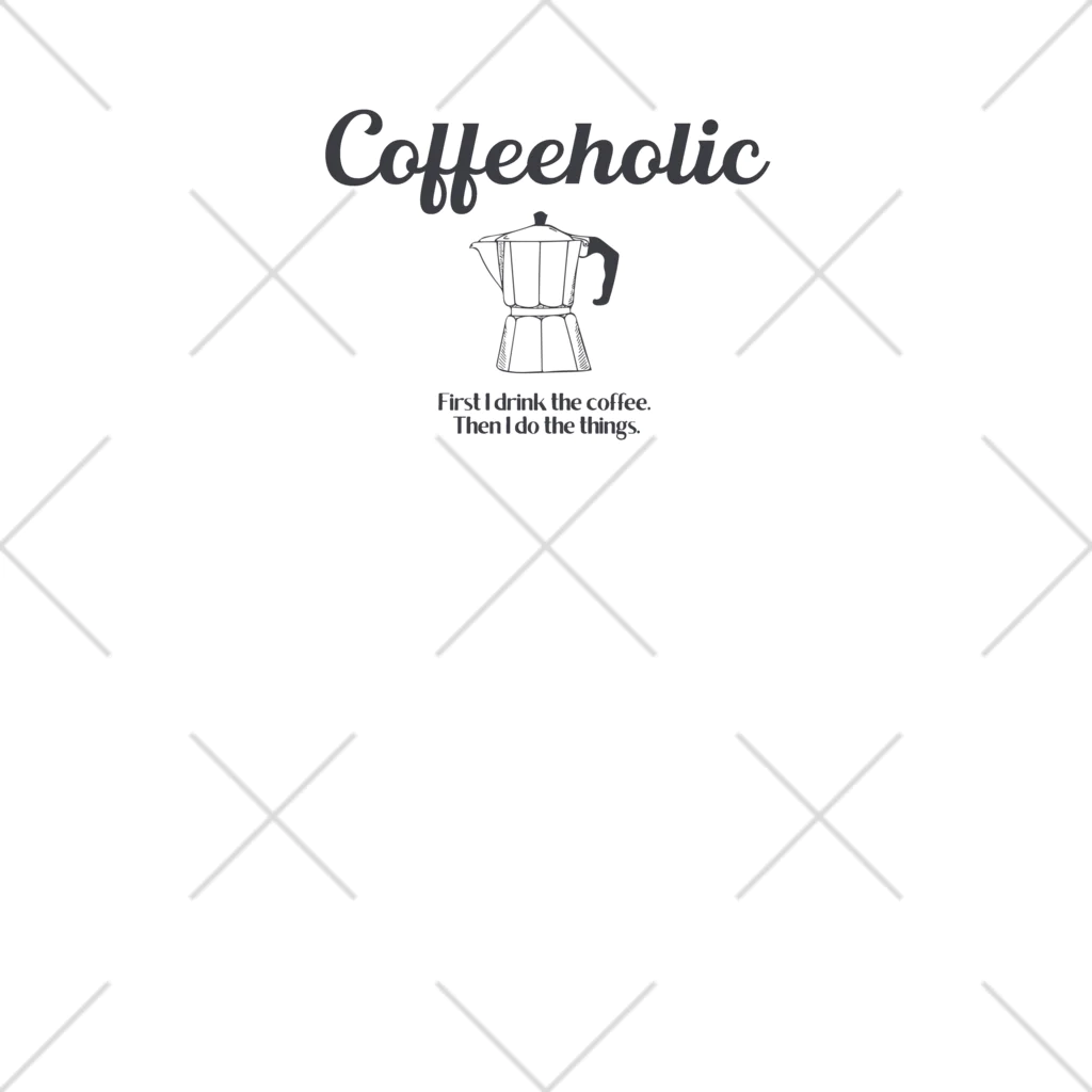 かえる商店のCOFFEEHOLIC black logo Socks