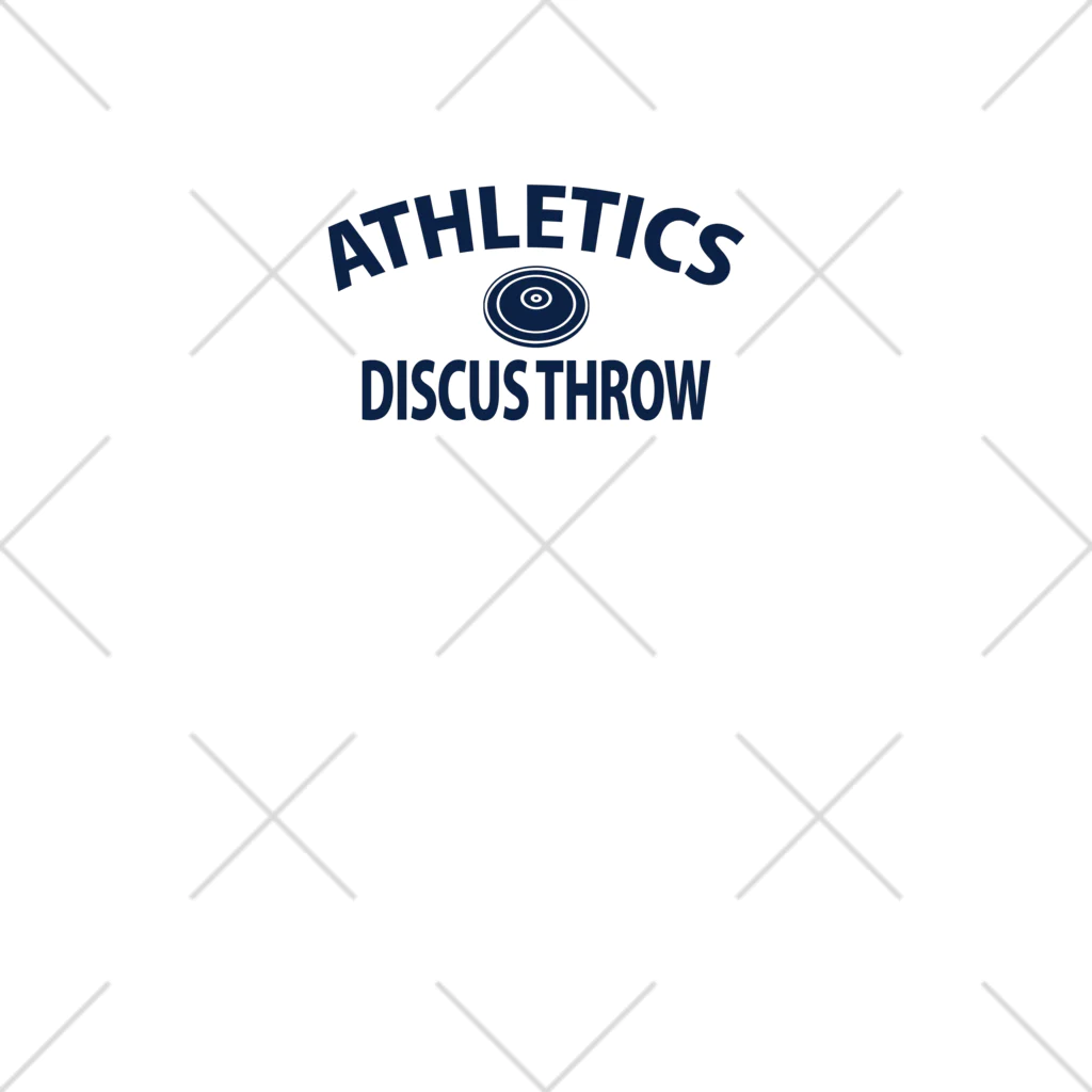 sports_tower スポーツタワーの円盤投げ・陸上競技・えんばんなげ・グッズ・Tシャツ・Discus Throw・飛距離・男子・女子・かっこいい・かわいい・アスリート・選手・有力・確実・候補・部活・有望・応援・精神力・集中力・メダル Socks