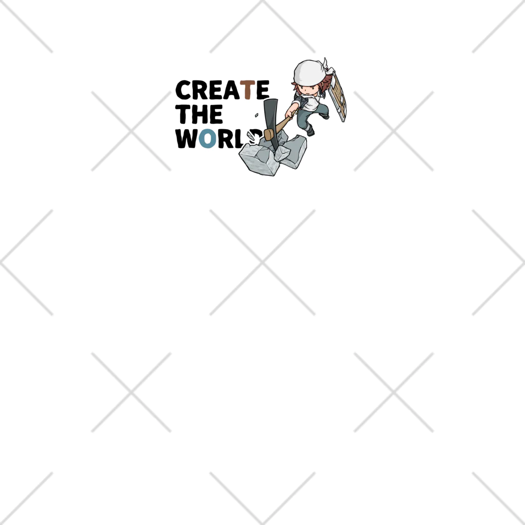 mocchi’s workshopのCREATE THE WORLD ソックス