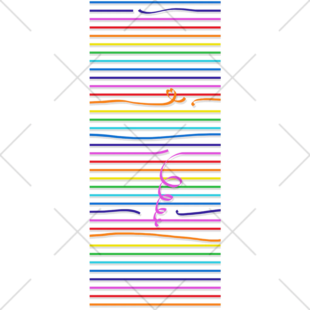 dizzyのRainbow Stripes ソックス