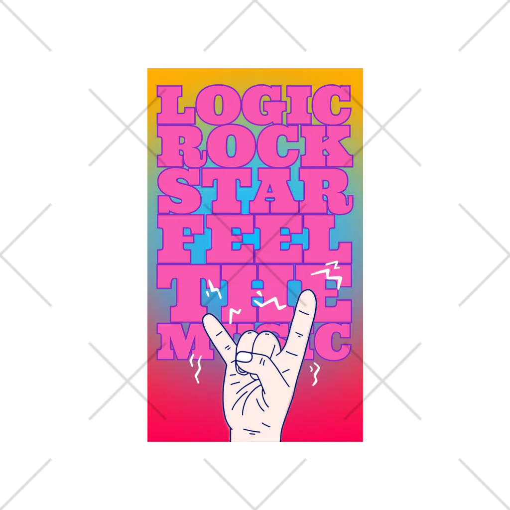 Logic RockStar のFEEL THE MUSIC ソックス