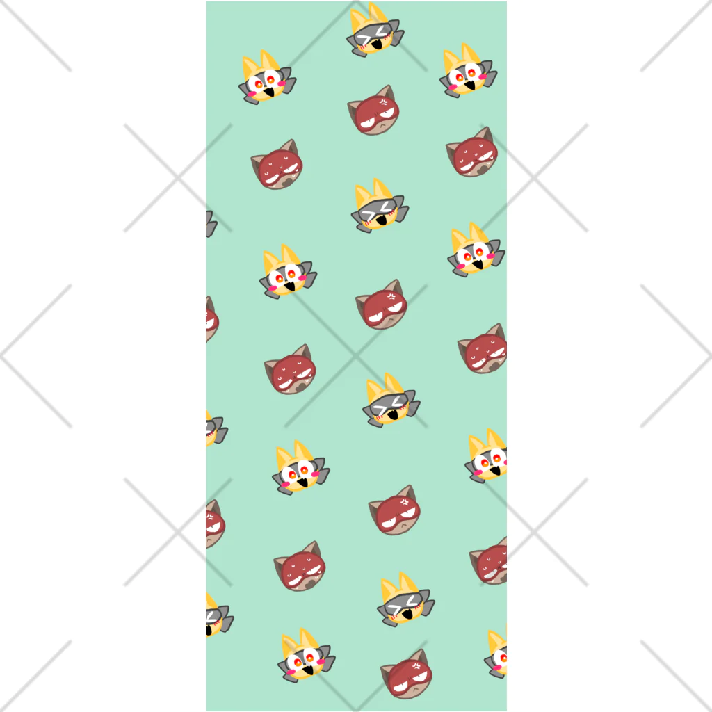 黒猫🐧のヒーローくんとヴィランくん　にこにこ！ Socks