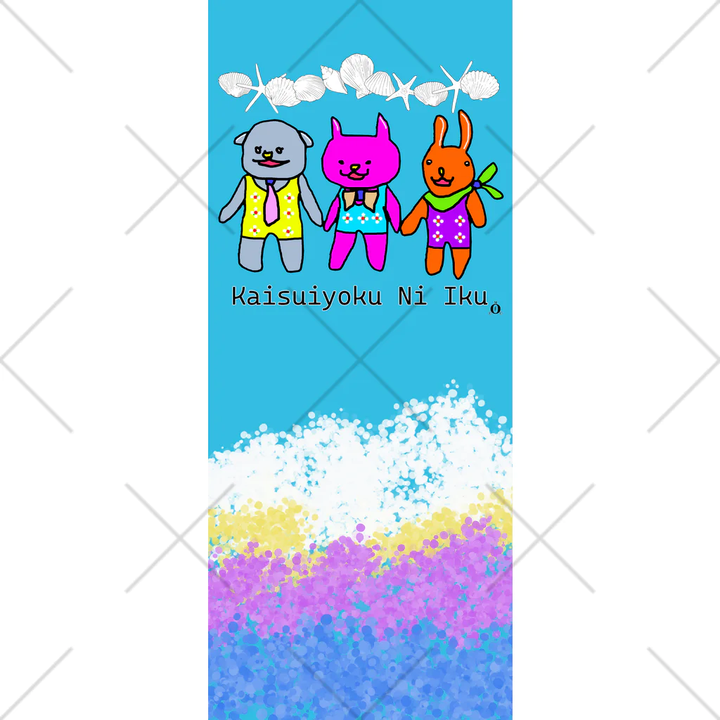 ON-THE-FUJIKOの海水浴にいく。【ウォンバット・猫・うさぎ～おでかけシリーズ 海水浴アウトドア～】 Socks