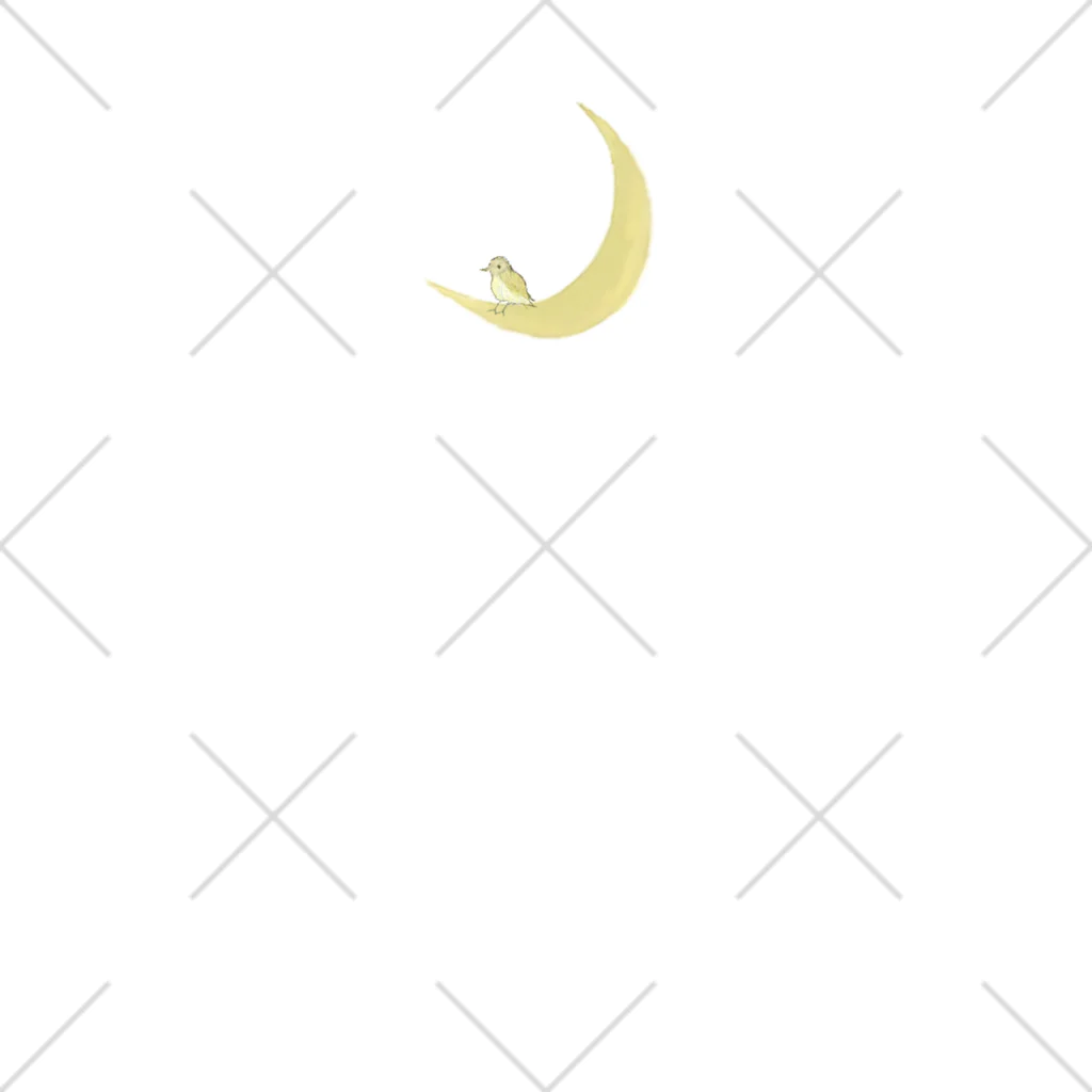 rilybiiのThe watching moon and the resting yellow bird. ソックス