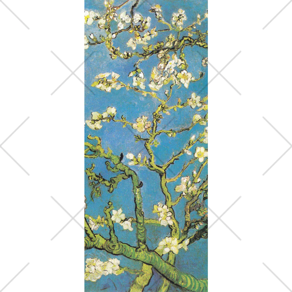 世界の名画館 SHOPのゴッホ「花咲くアーモンドの木の枝」 Socks