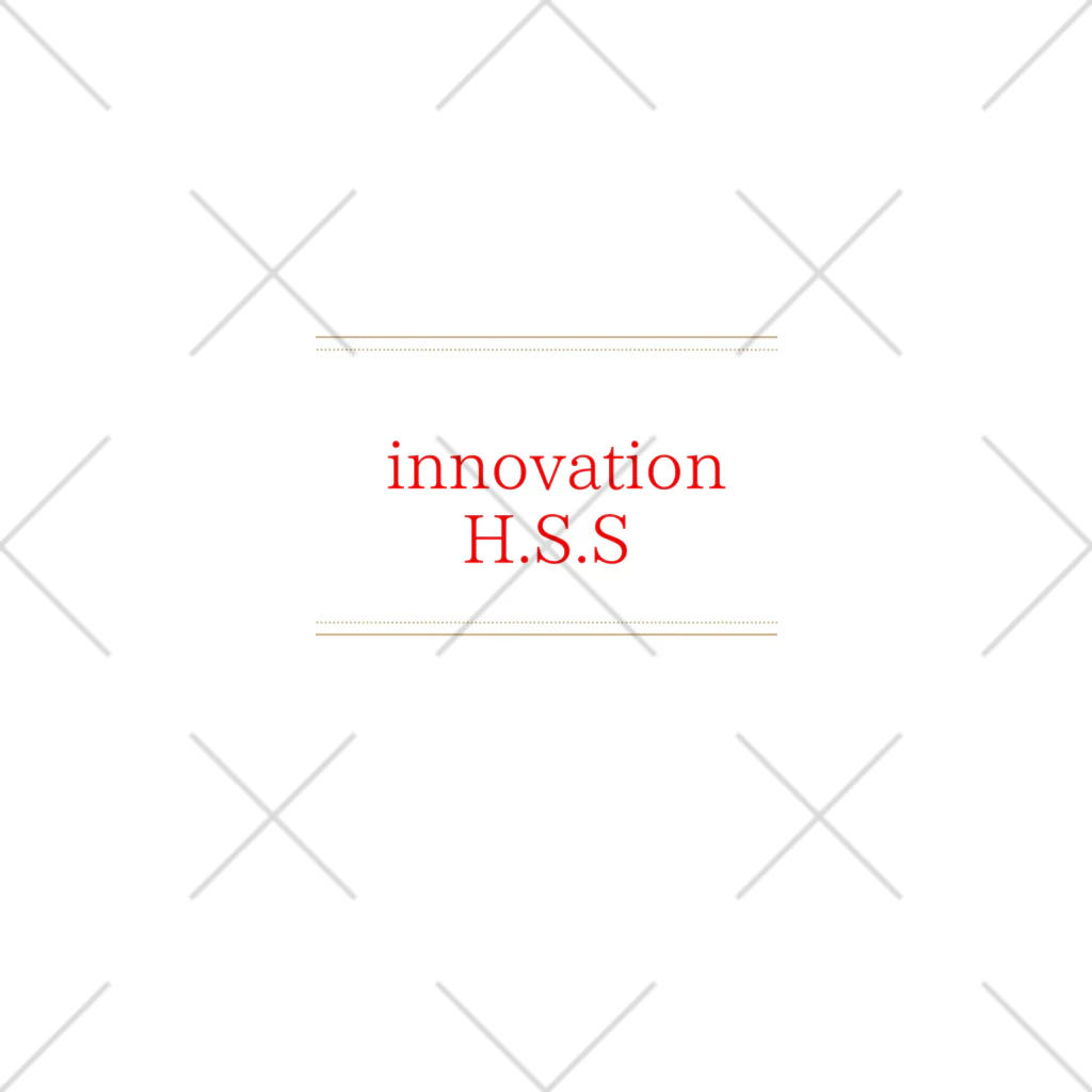 innovationHSSのロゴBOX ソックス