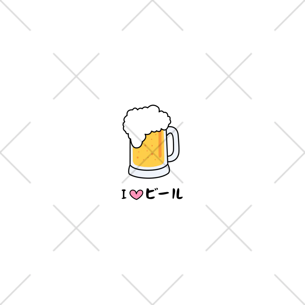 UNICORNのユニークなビールのイラスト Socks