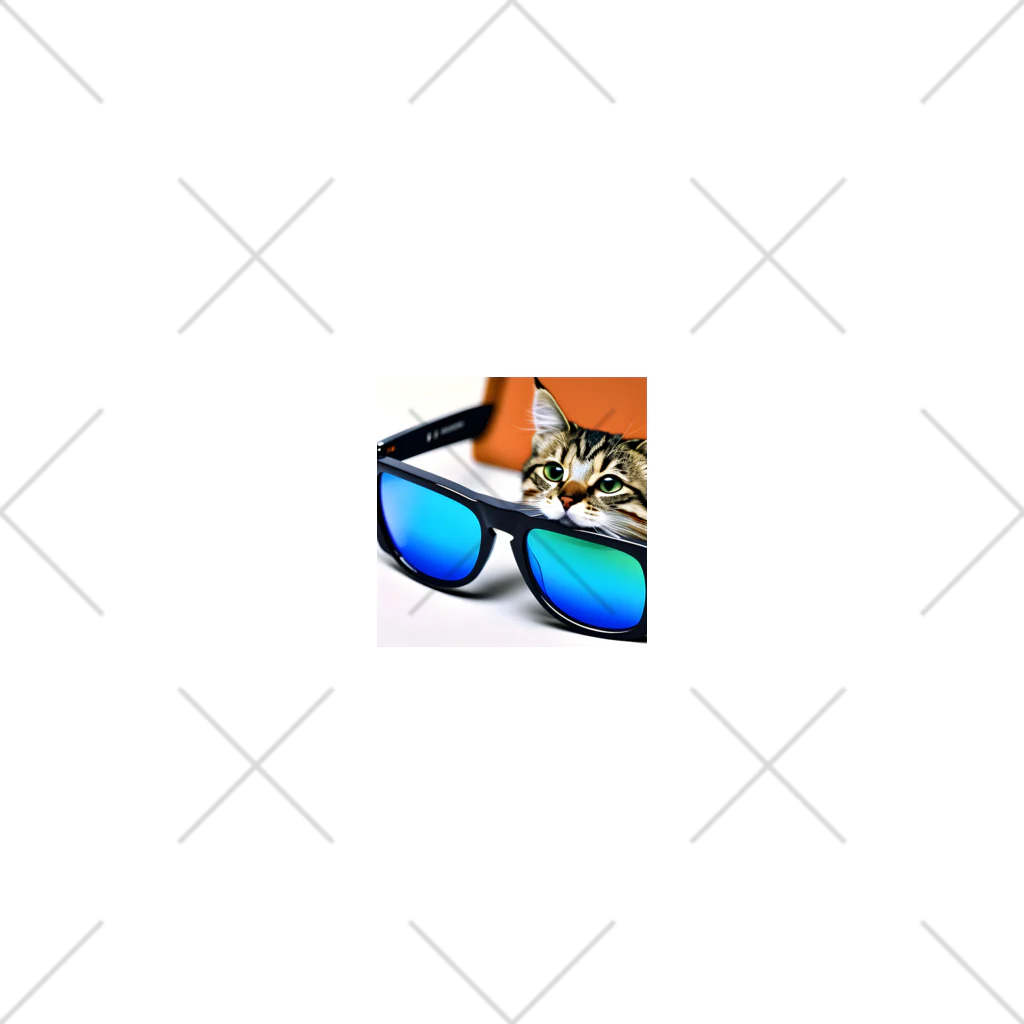 N_Shoplistsのサングラスから顔を出す猫 ソックス