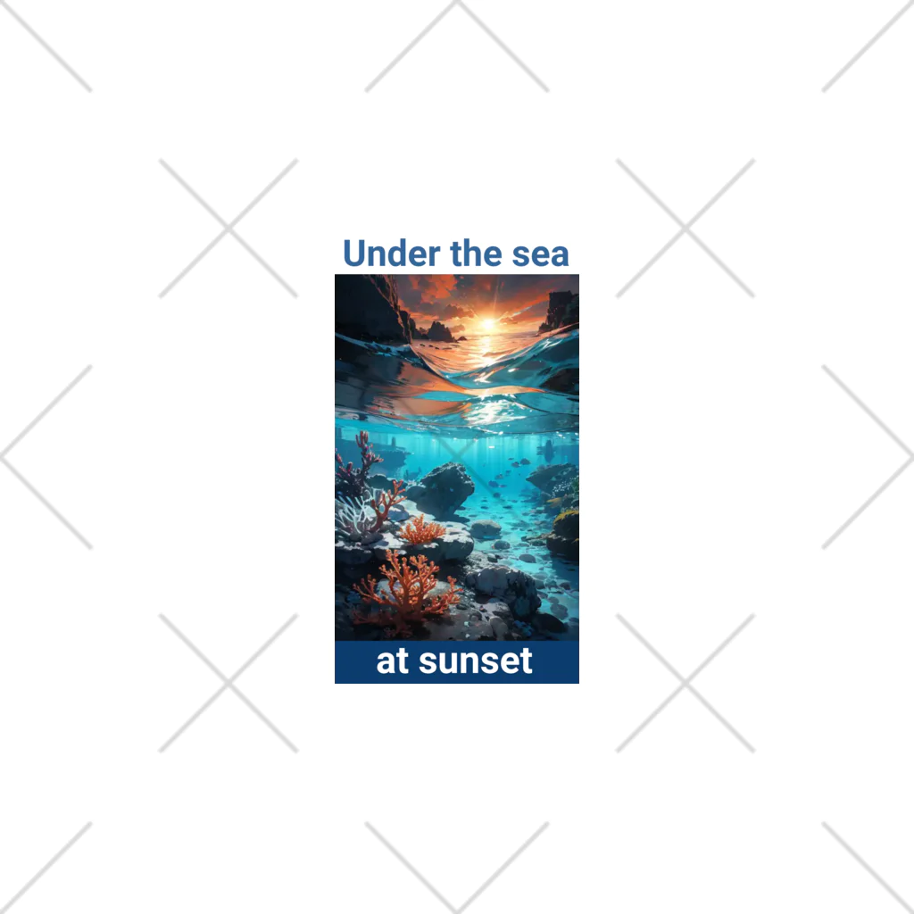 kazu_gの夕暮れの海の底！Under the SEA at sunset ソックス