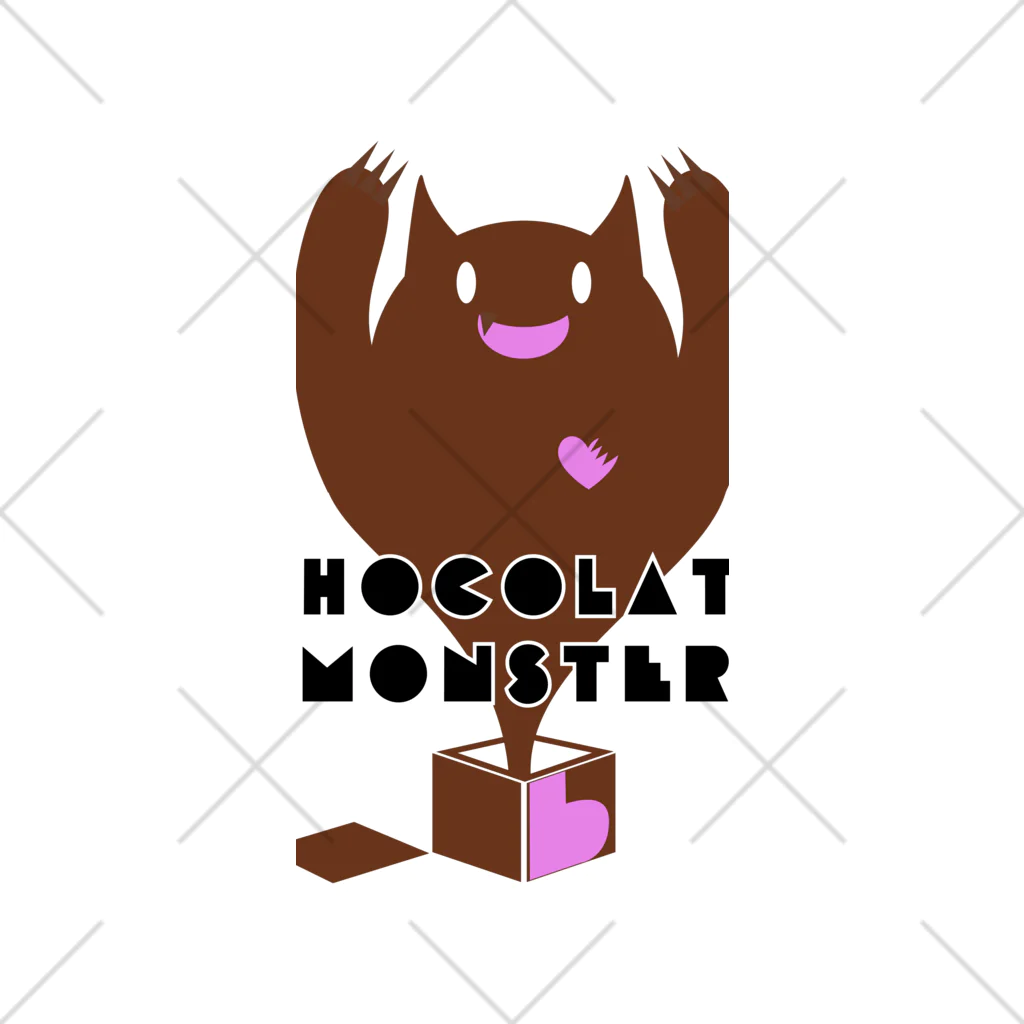 橙玉屋のChocolate monster  Socks