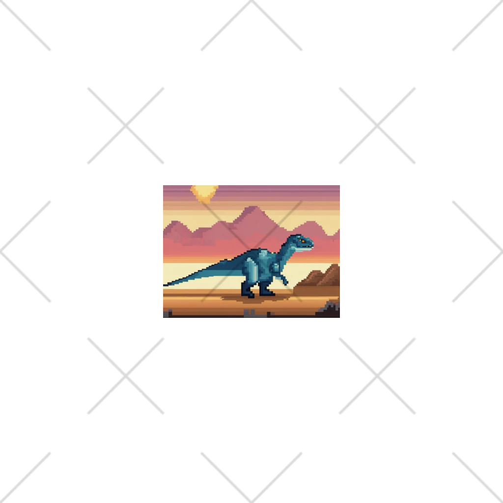 iikyanの恐竜㊺　マジュンガサウルス ソックス