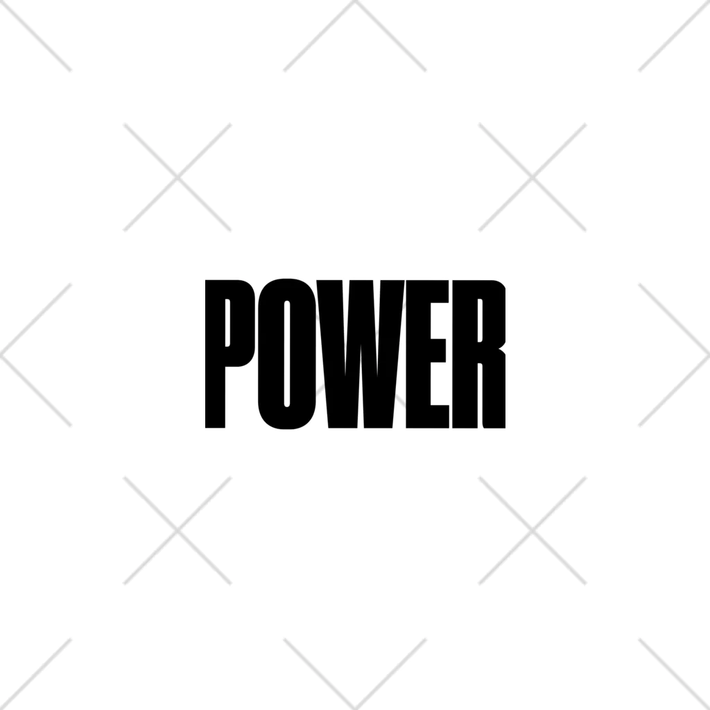 おもしろいTシャツ屋さんのPOWER パワー 筋肉 ソックス