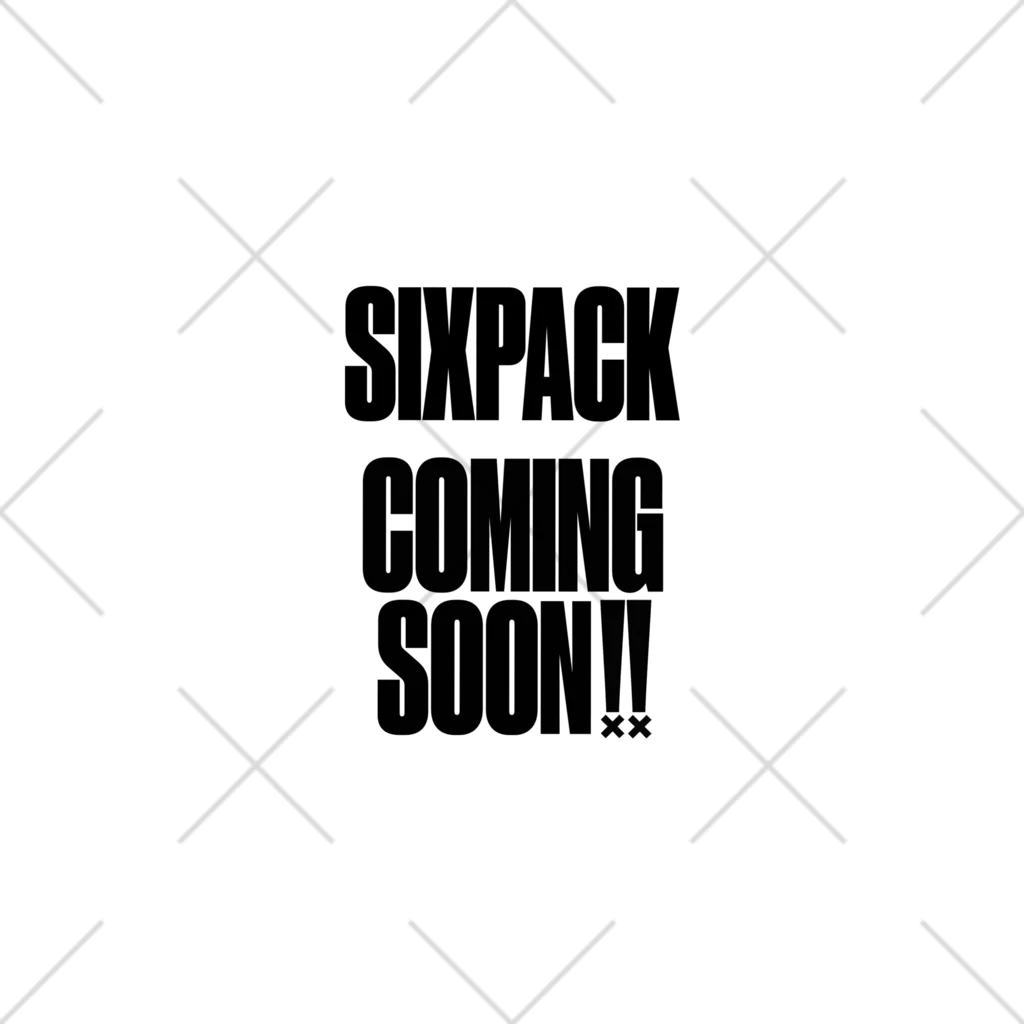 おもしろいTシャツ屋さんのSIXPACK COMINGSOON シックスパック カミングスーン 筋トレ Socks