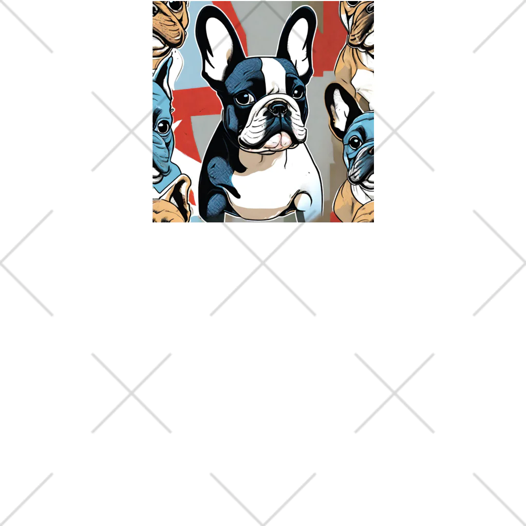 Artistic Allure EmporiumのCool French Bulldogs Socks