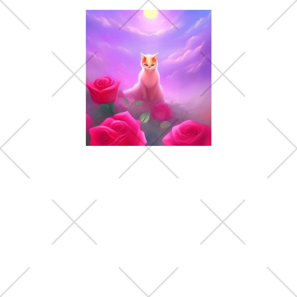🇯🇵AMAGUMU SHIZUKU(雨雲 雫)の薔薇を嗜む猫 ソックス