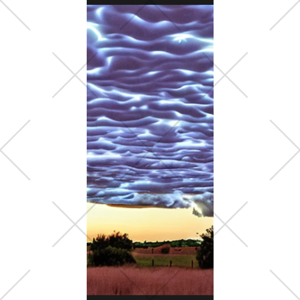 takuSHOP99の夕焼けの雷雲 Socks