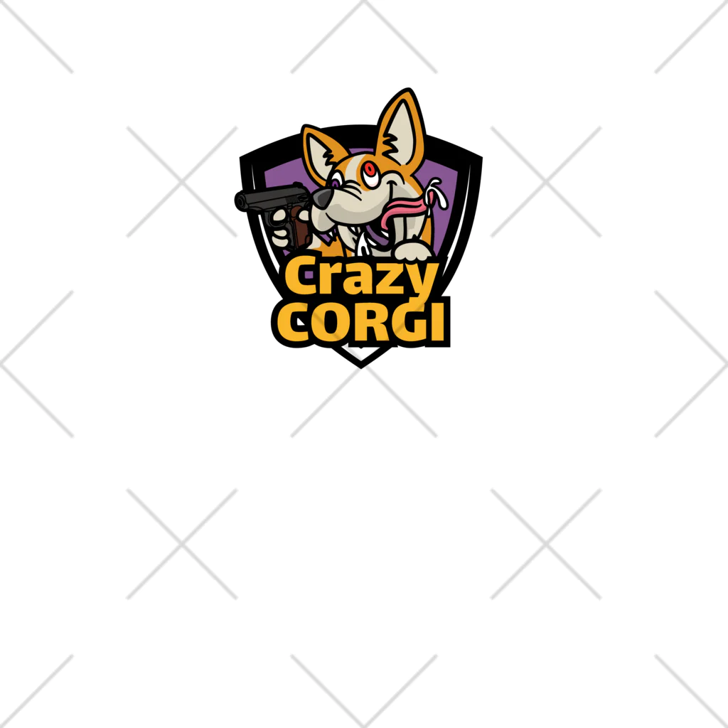 大きい友達のCrazy Corgi ソックス