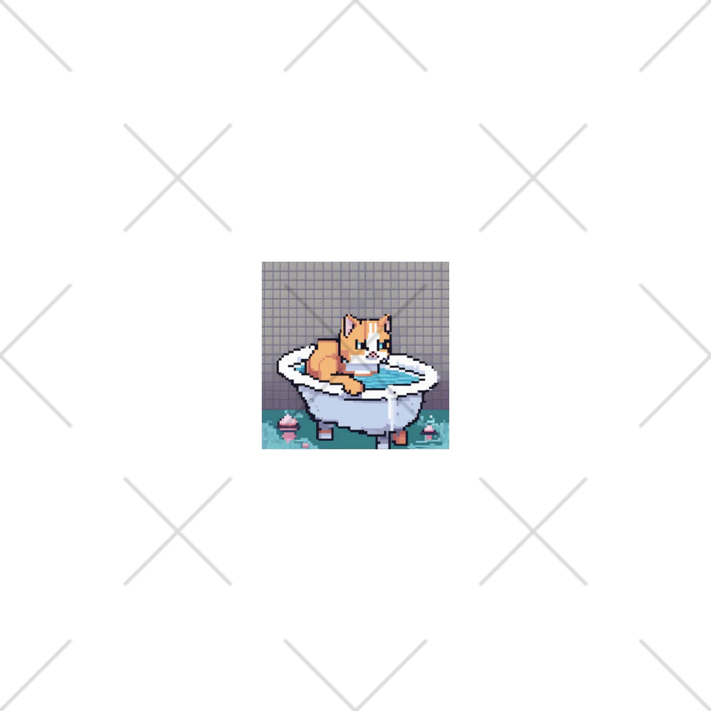 wakuwaku26のお風呂に入るボス猫 ソックス