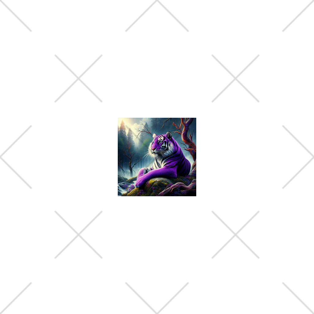 Motidukiの 紫色なトラ ソックス