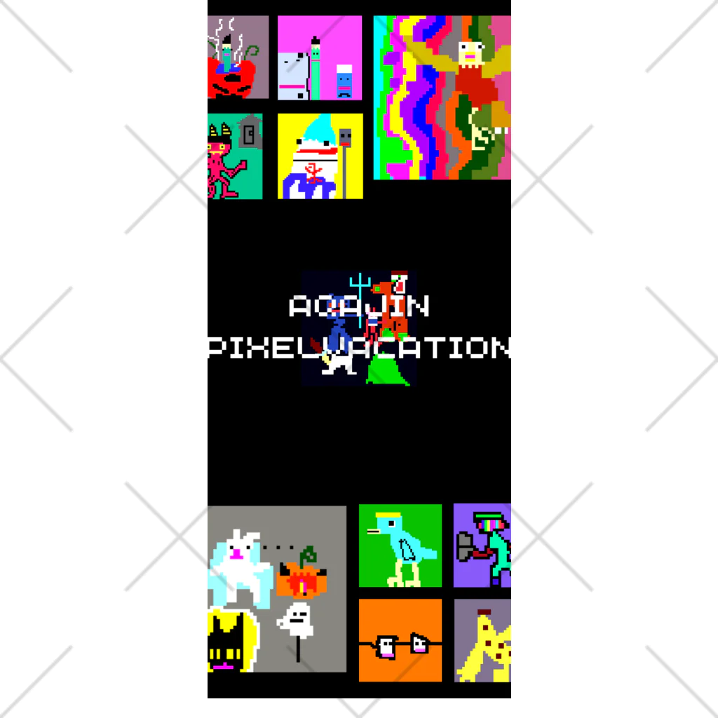 泡人FAMILIA🐩フィジカルマーケットのPixelvacationのなかまたち Socks